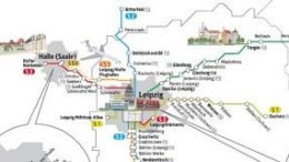 Das Mitteldeutsche S-Bahn-Netz ab Dezember (Ausschnitt). Quelle: ZVNL